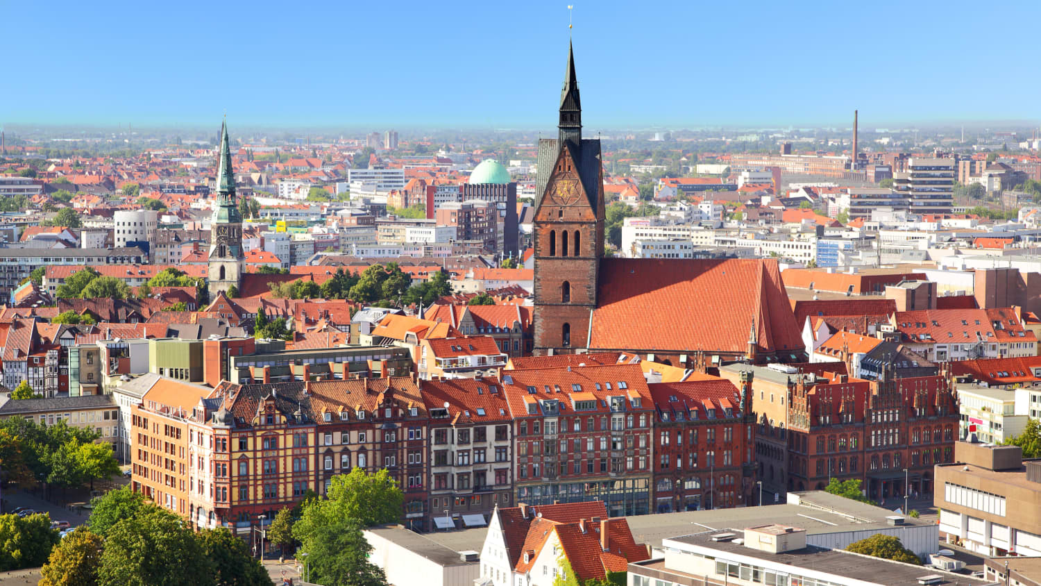 Blick auf die Stadt Hannover