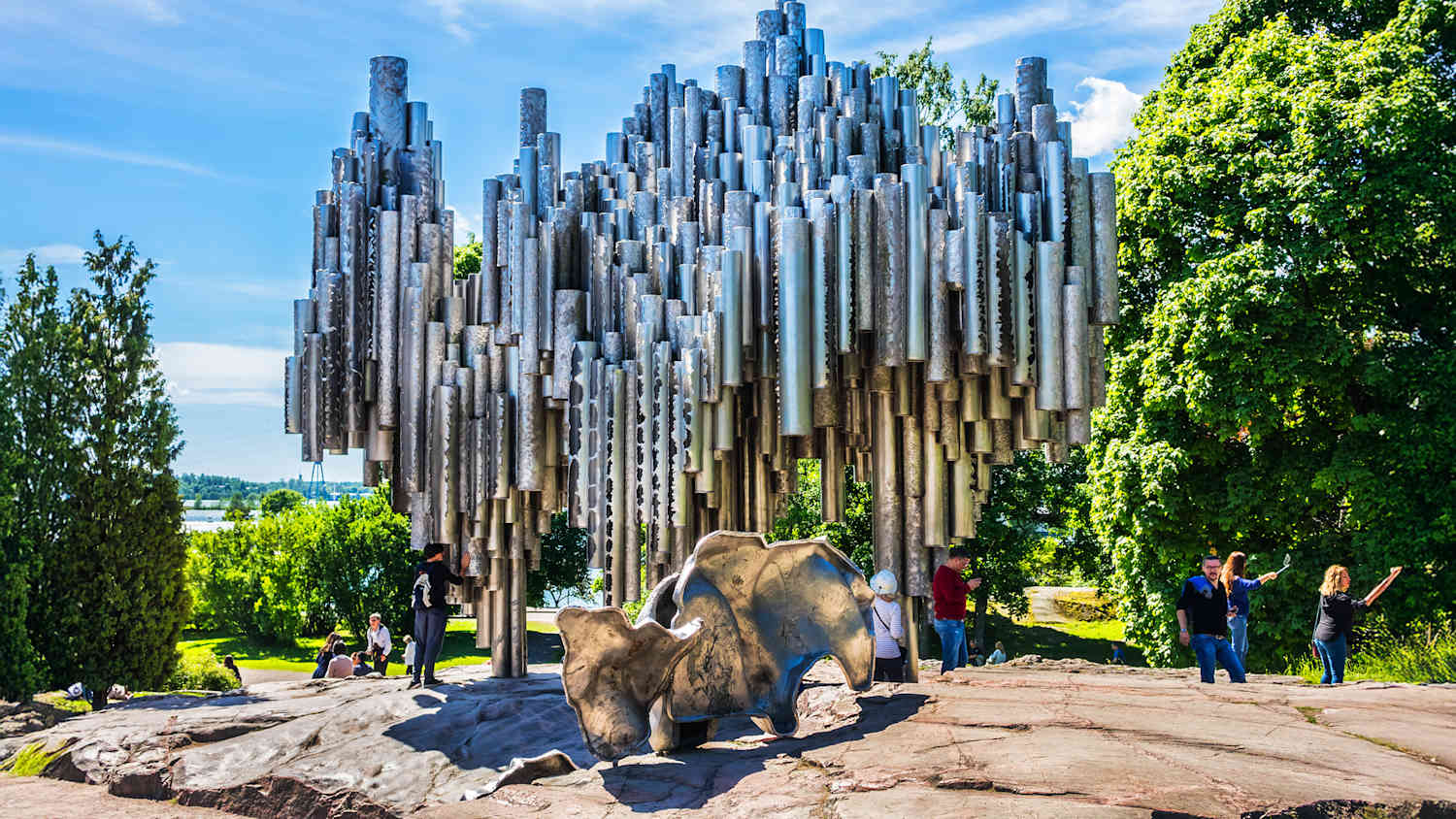 Sibelius-Monument im Sibelius Park