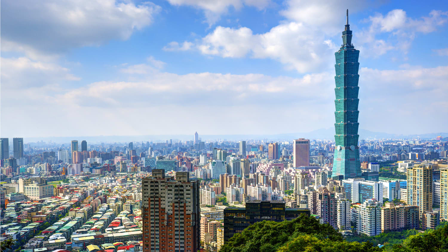 skyline von Taipeh