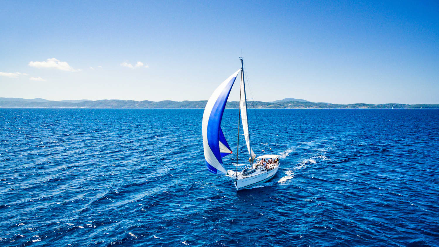 Segelboot in Kroatien