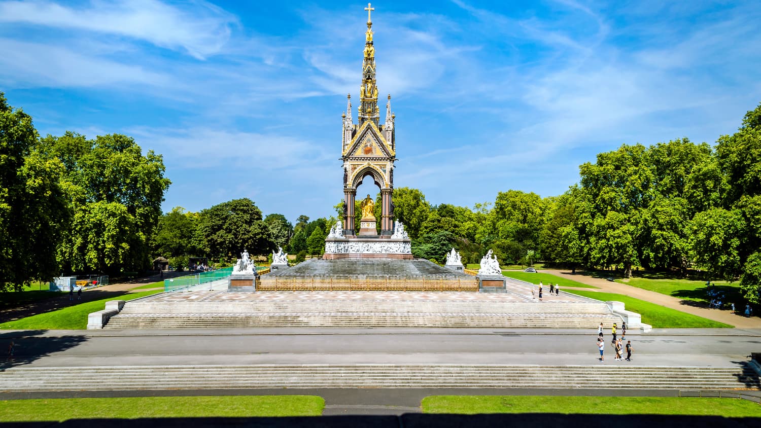 Albert Memorial  in Kensington Gardens