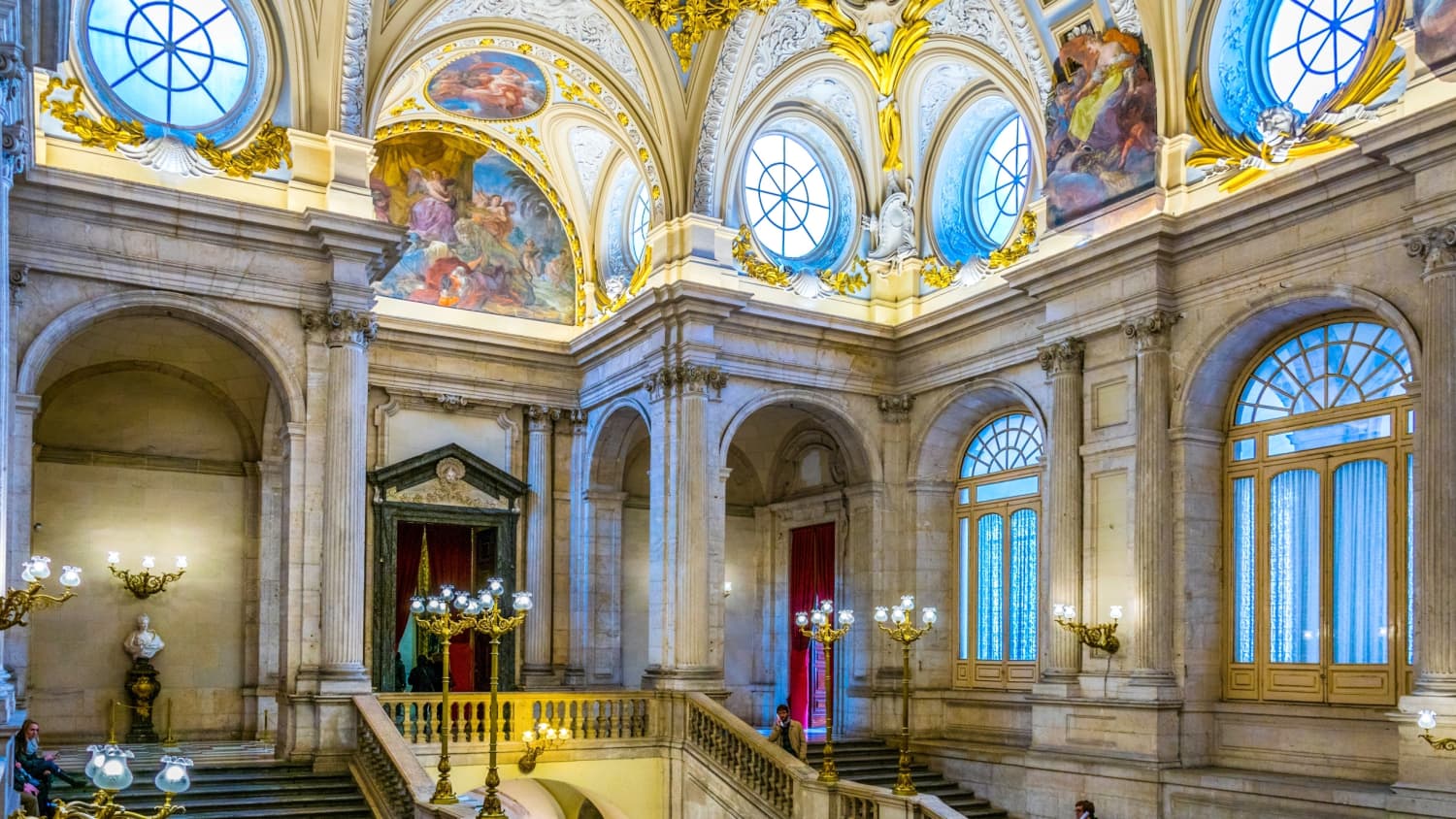 Innenraum des Königspalasts in Madrid