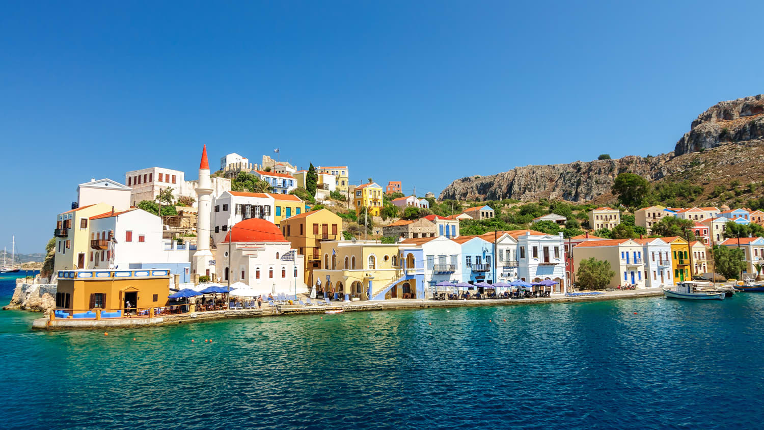 Kastellorizo ​​ist eine griechische Insel und Gemeinde im südöstlichen Mittelmeer.