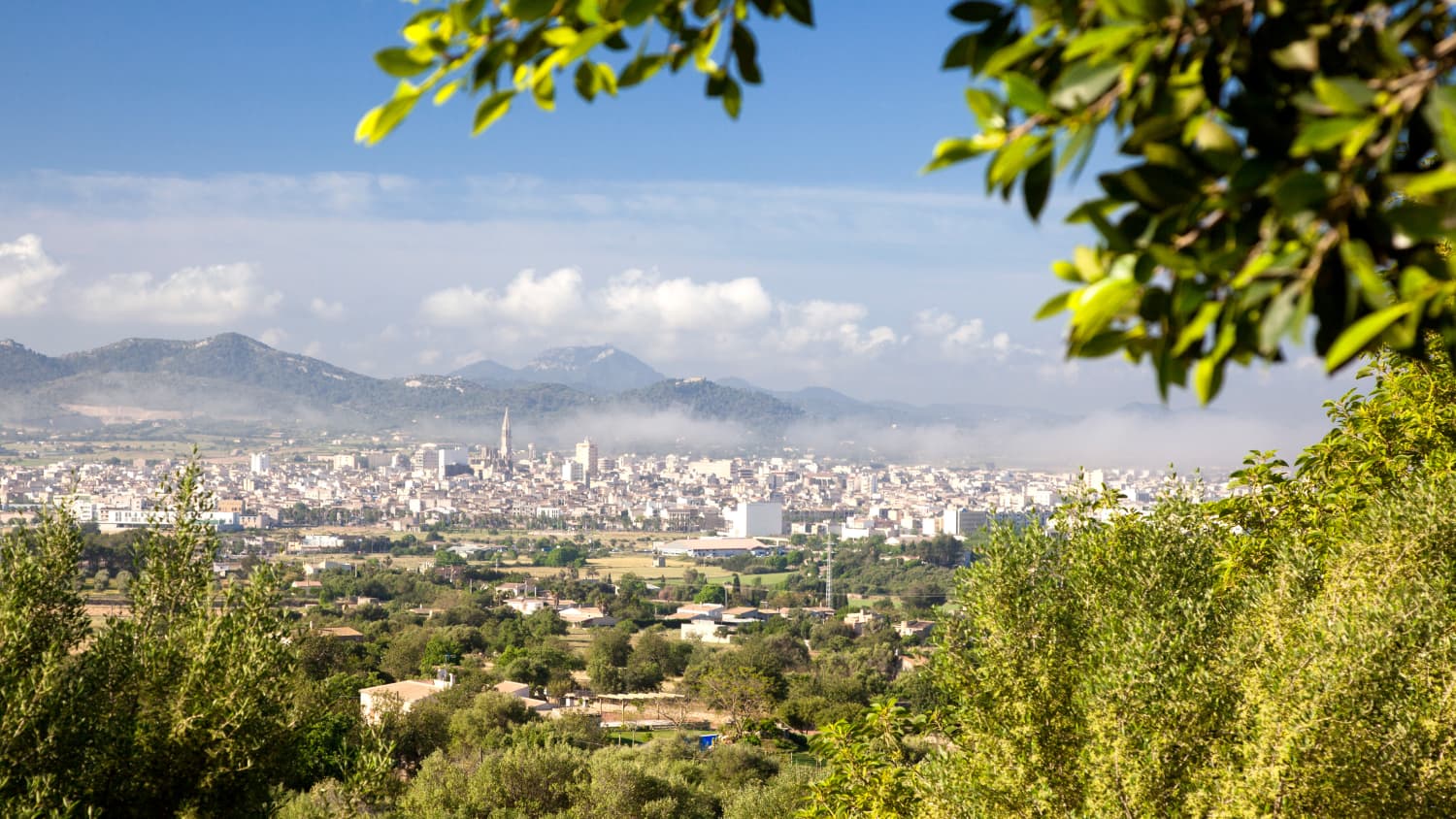 Die Stadt Manacor auf Mallorca
