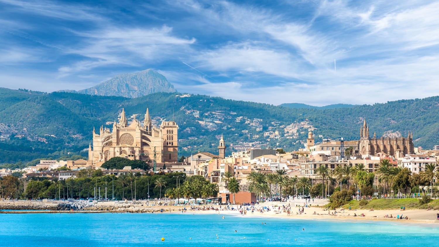 Die Stadt Palma auf Mallorca