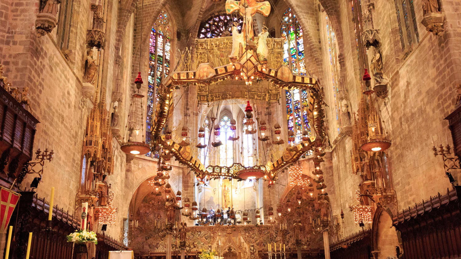 Die Kathedrale Santa Maria von Palma-auch La Seu genannt auf Mallorca