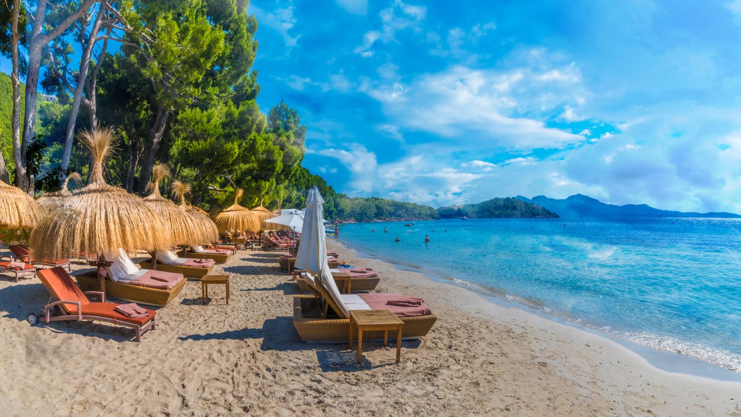Der schöne Strand Cala de Formentor auf Mallorca