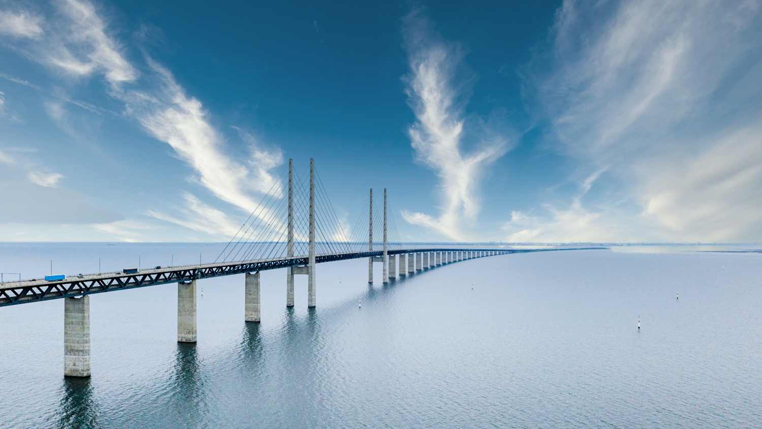 Verkehr auf der Öresundbrücke