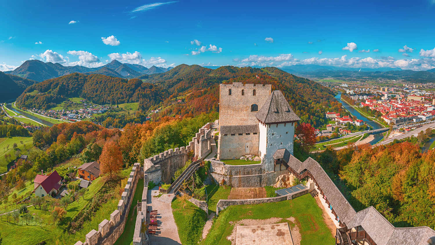 Burg Celje in Slowenien