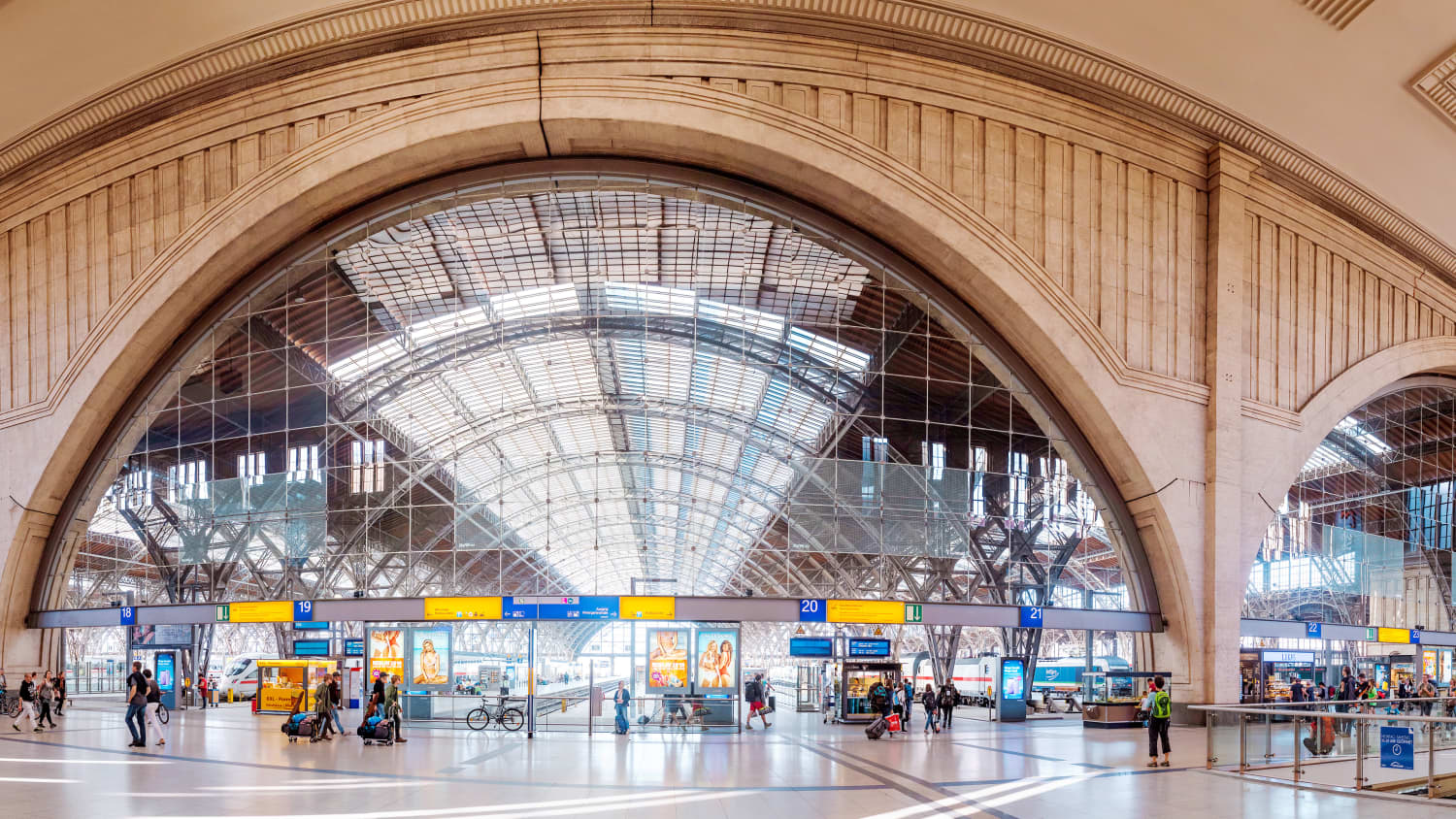 Die Top 10 Bahnhöfe, hier der Hauptbahnhof in Leipzig