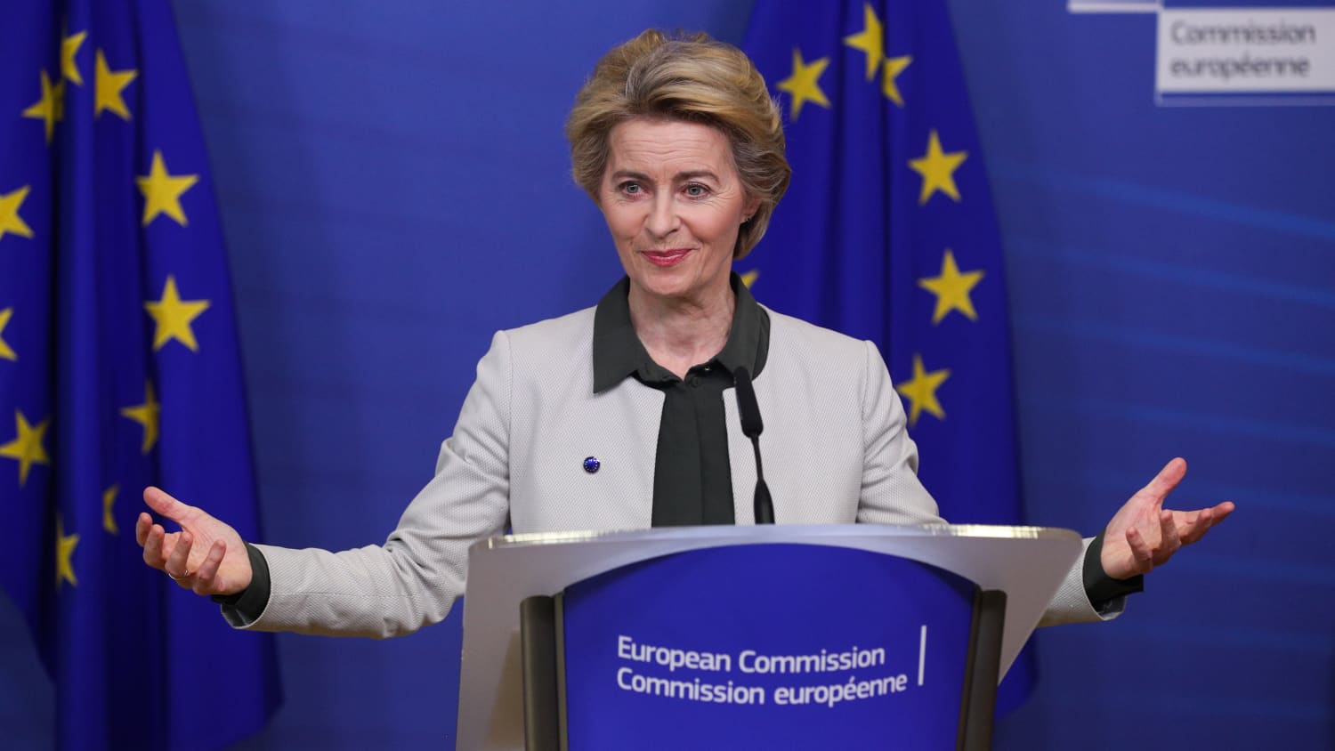 Ursula von der Leyen spricht über den Green Deal
