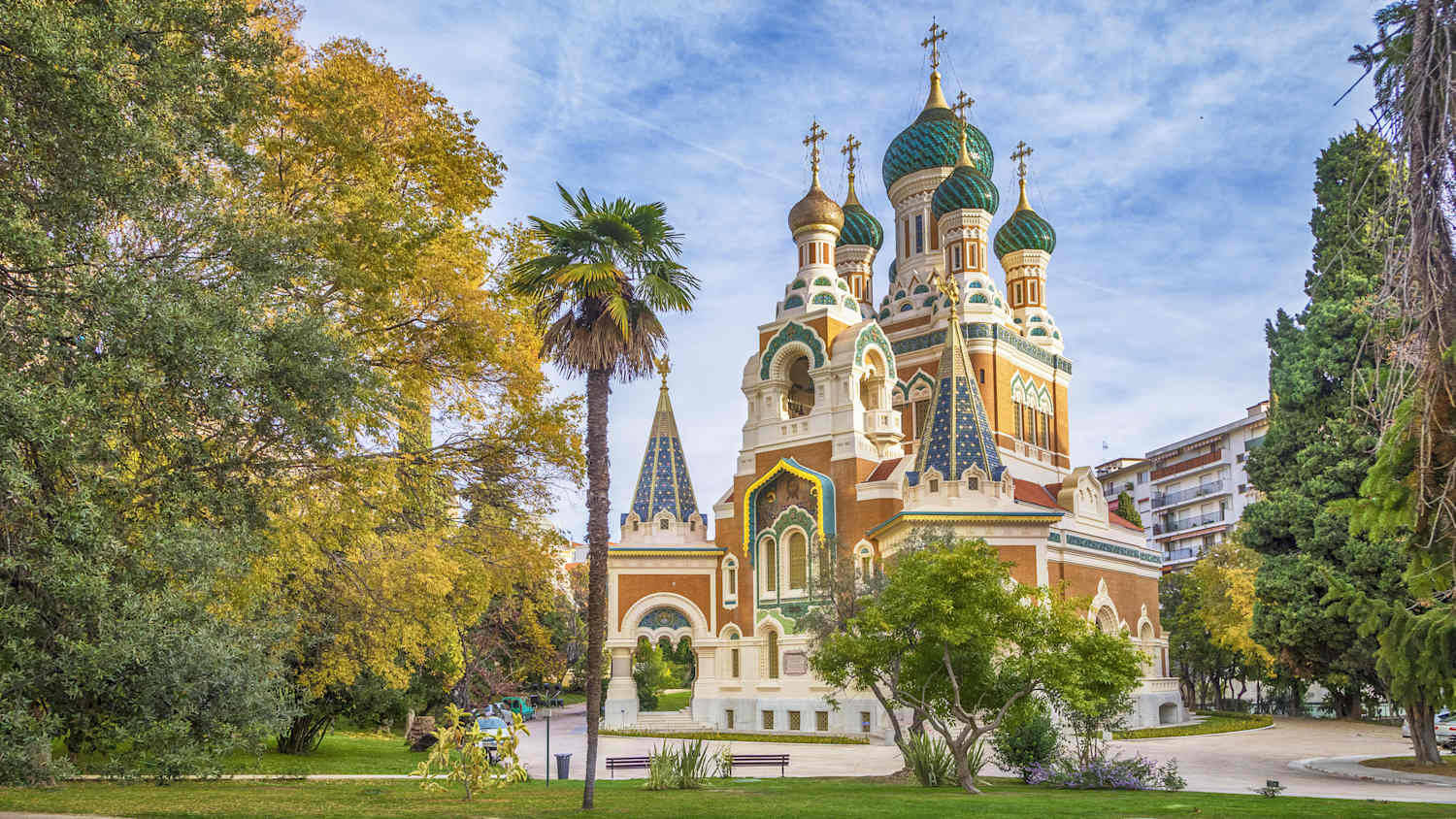 Die russisch-orthodoxe Kathedrale in Nizza