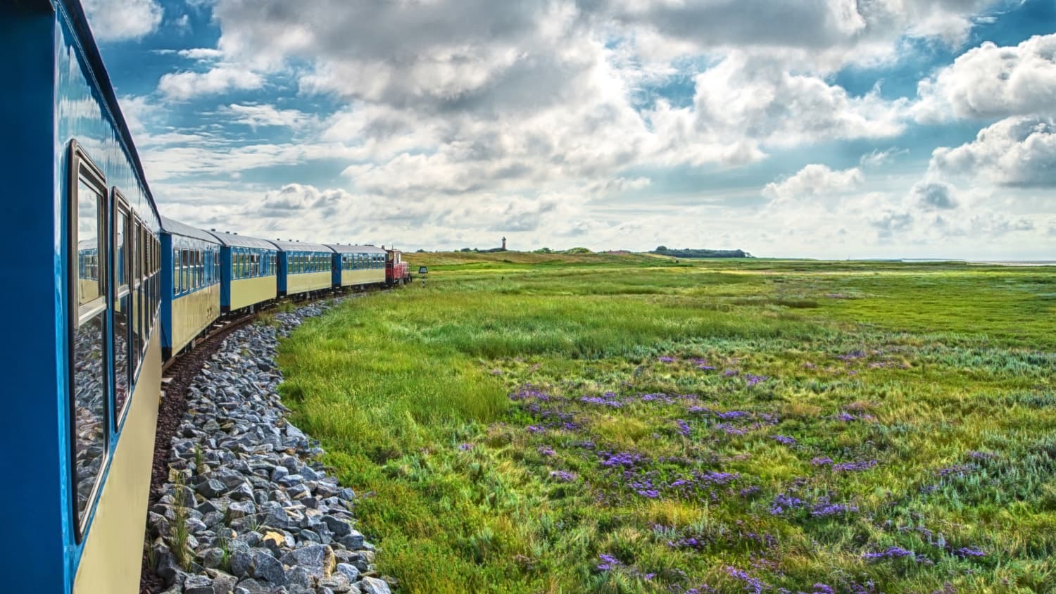 Inselbahn auf der Insel Wangerooge