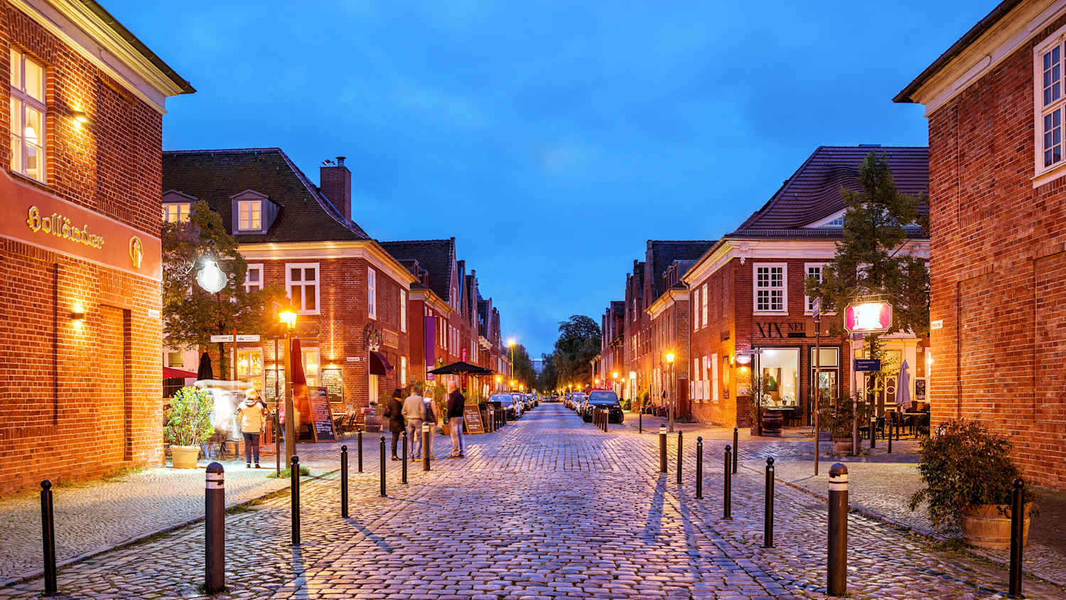 Aufnahme des Holländischen Viertel in Potsdam