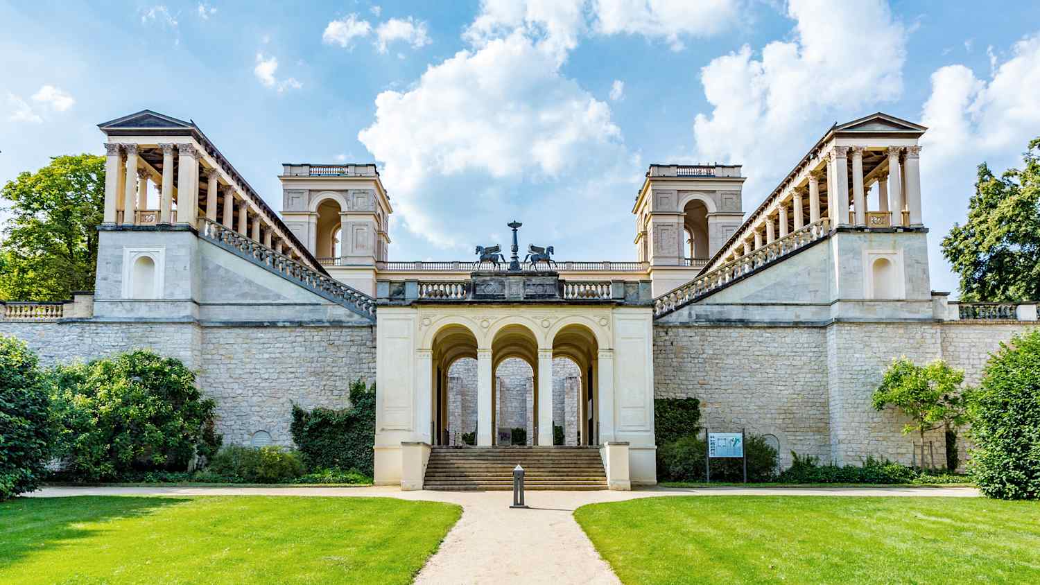 Aufnahme des Schloss Belvedere in Potsdam