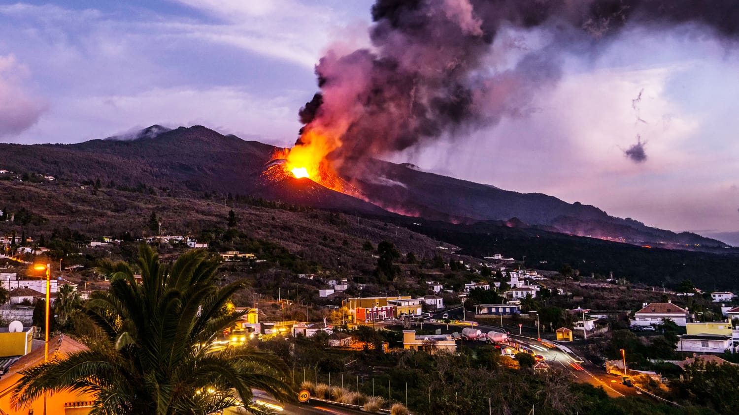Vulkanausbruch in Cumbre Vieja, La Palma
