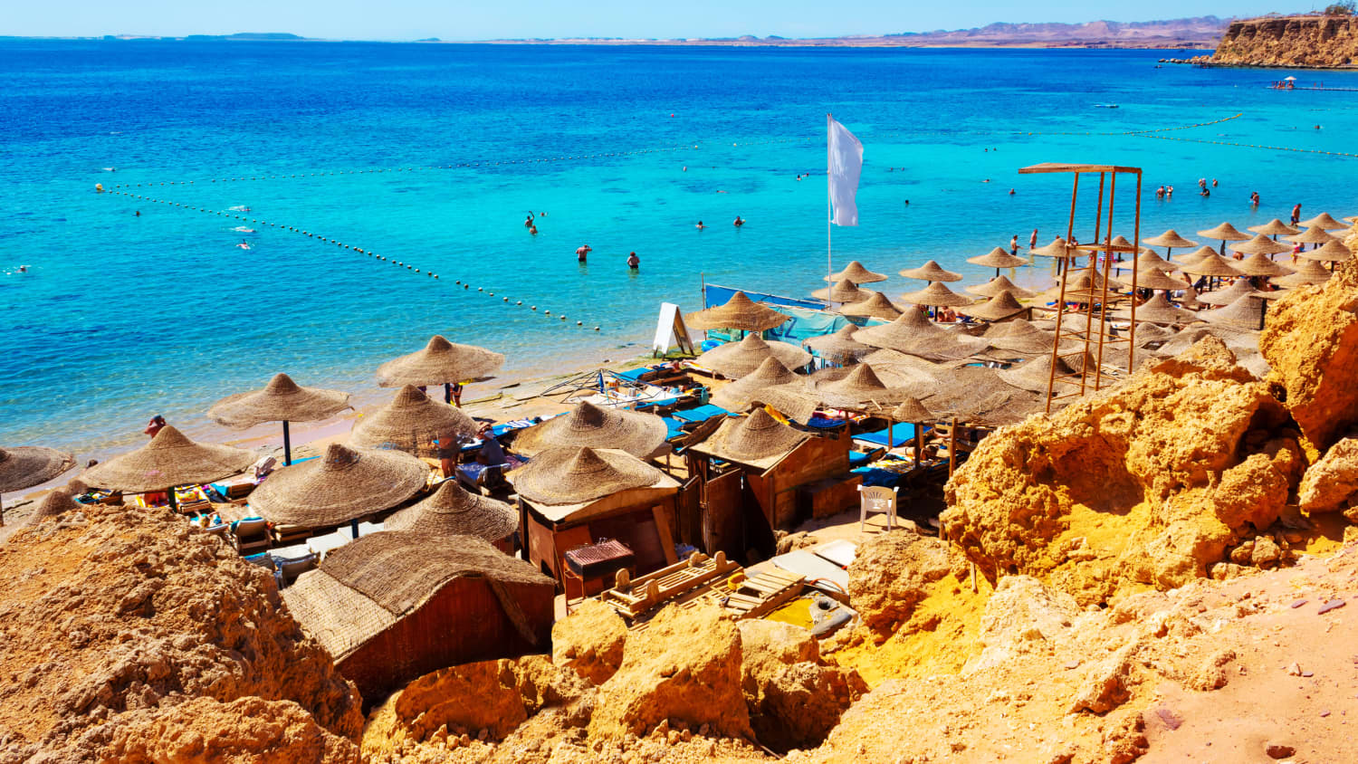 EIn Strand in Ägypten am Roten Meer