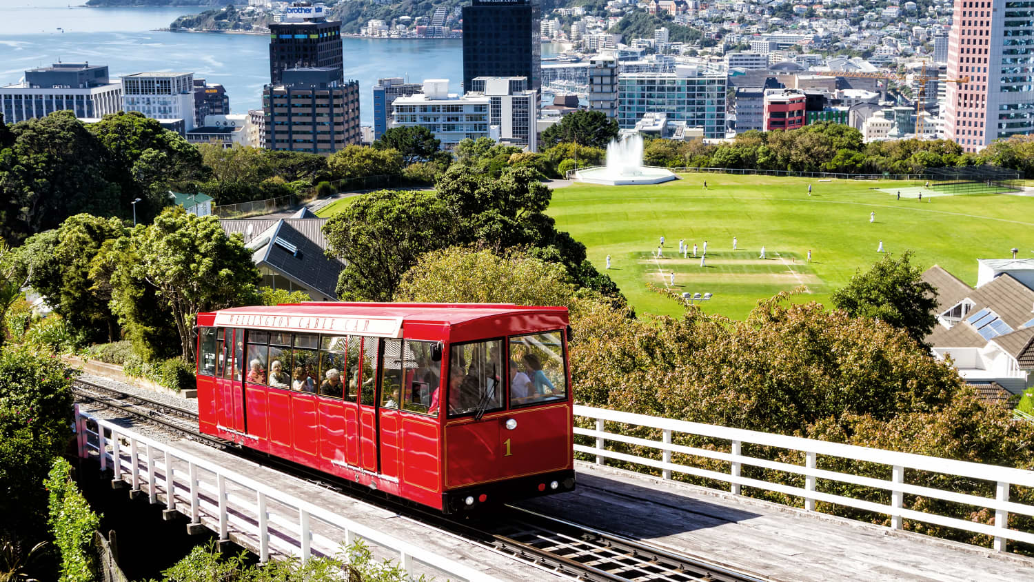 Cablecar in Wellington, Neuseeland