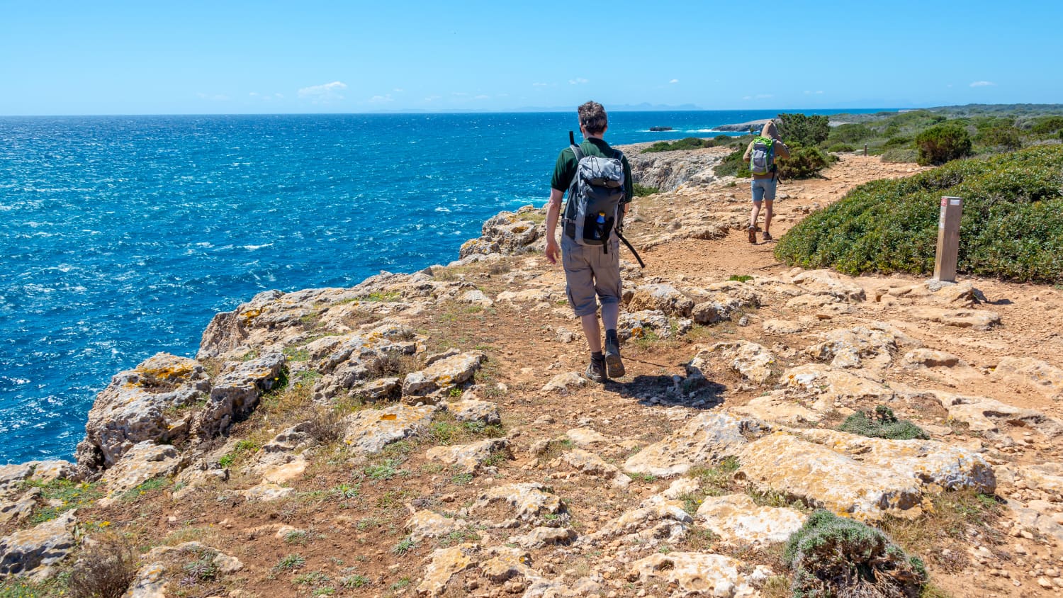 Wanderer auf Menorca