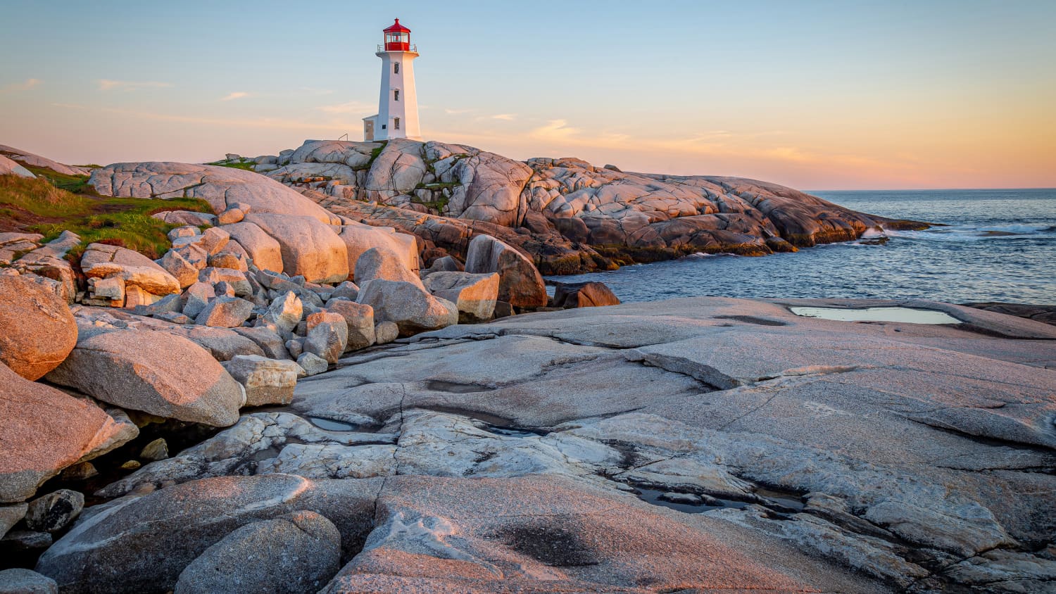 Peggy's Cove Leuchtturm in Nova Scotia