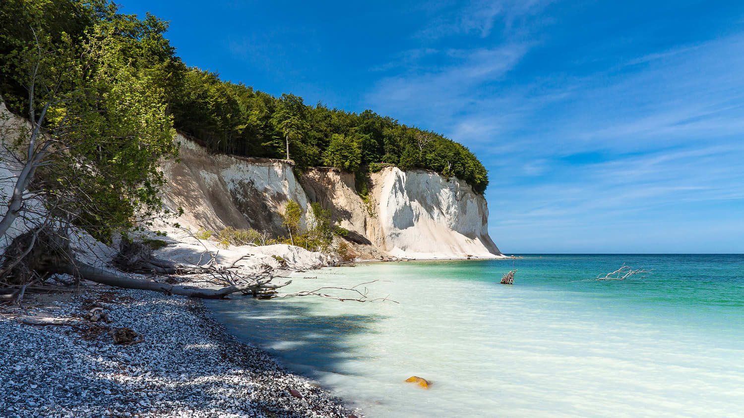 Kreidefelsen auf der Insel Rügen