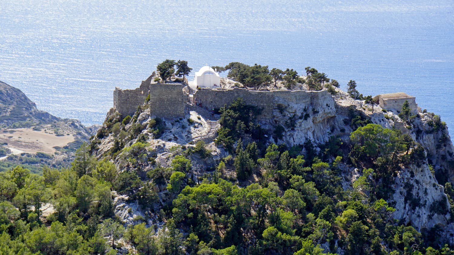 Schloss Monolithos auf Rhodos in Griechenland