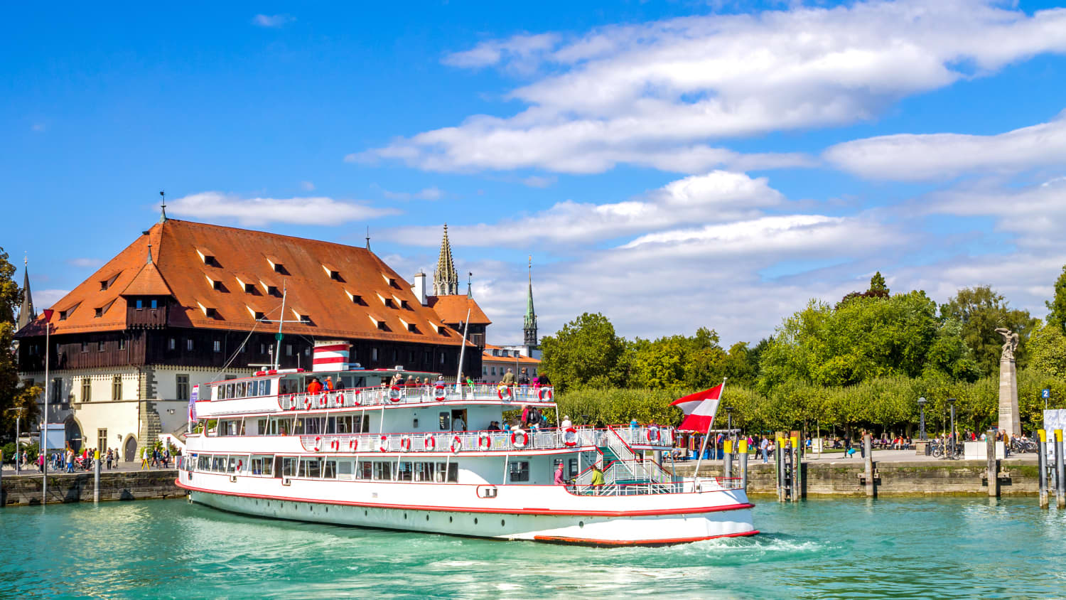 Konstanz am Bodeensee am Fähranleger