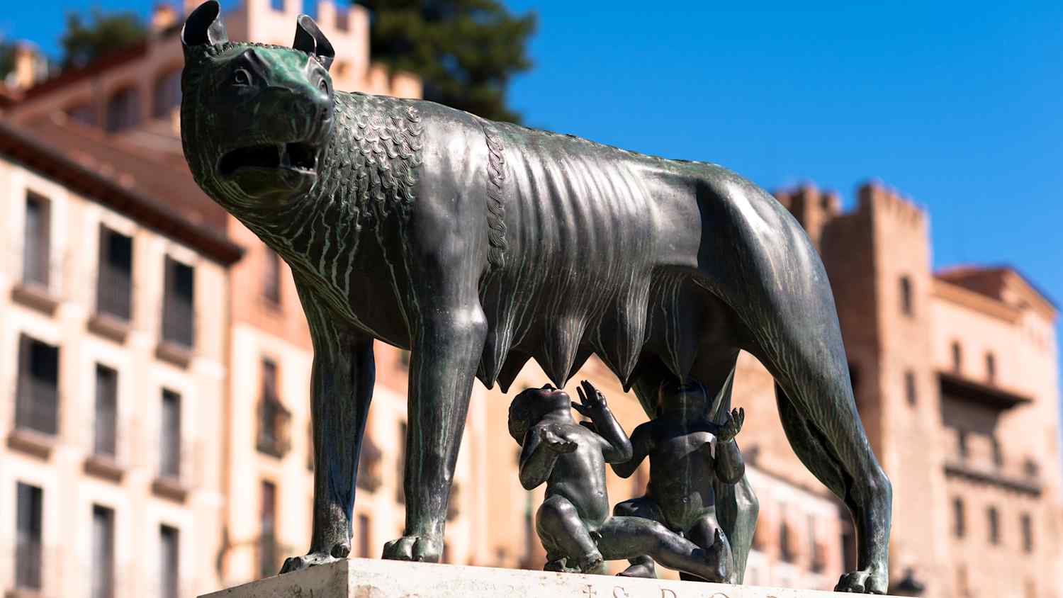 Bronzefigur der Kapitolinischen Wölfin