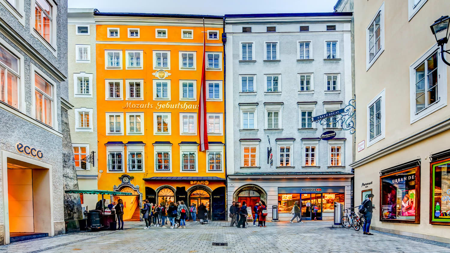 Das Geburtshaus von Mozart in Salzburg