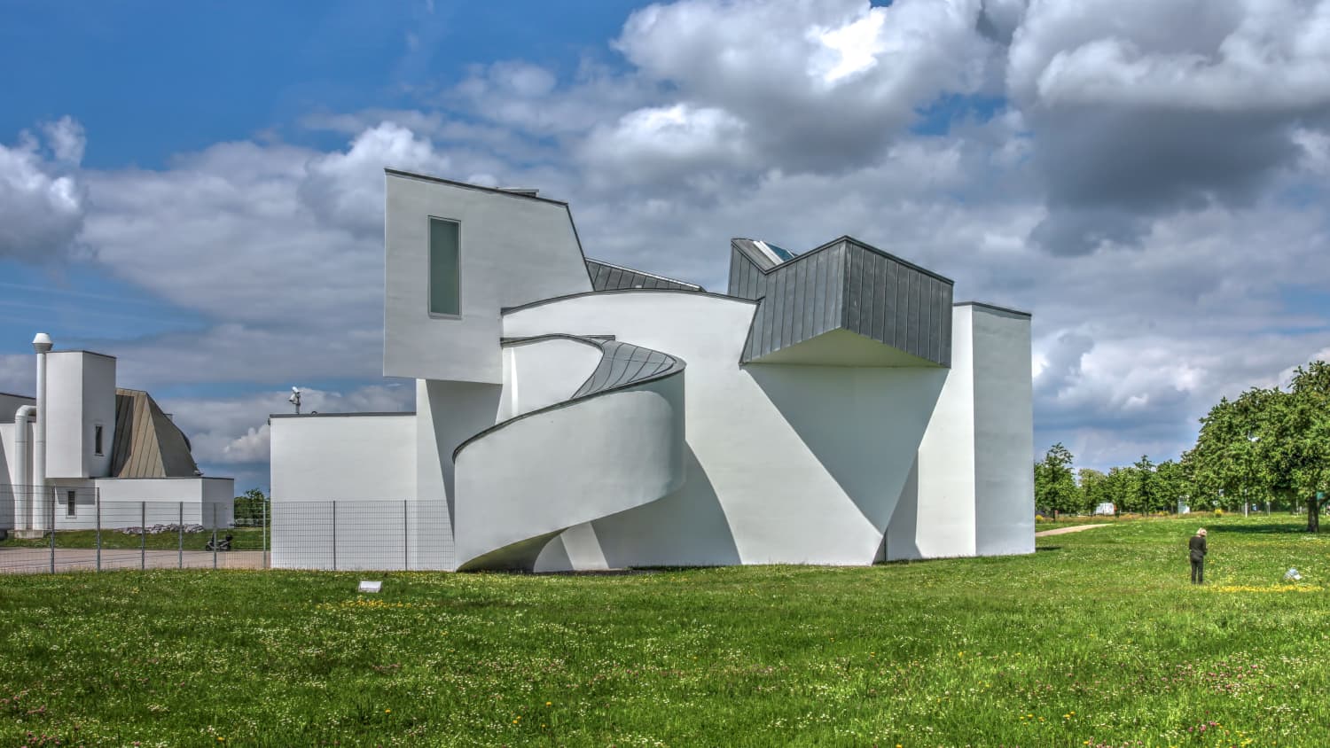 Außenansicht des Vitra Museum in Weil am Rhein