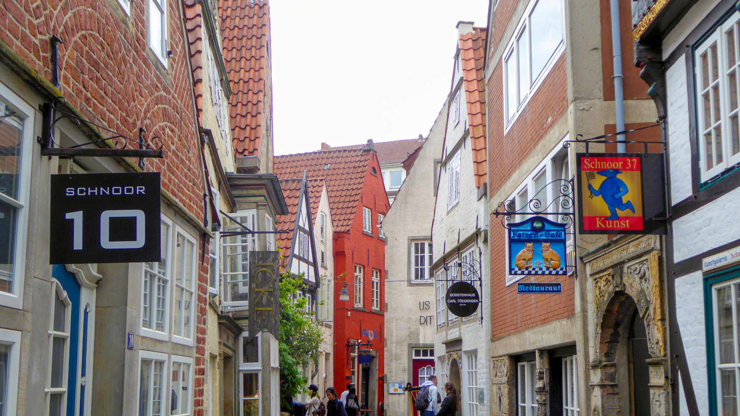 Das Schnoor-Viertel in Bremen