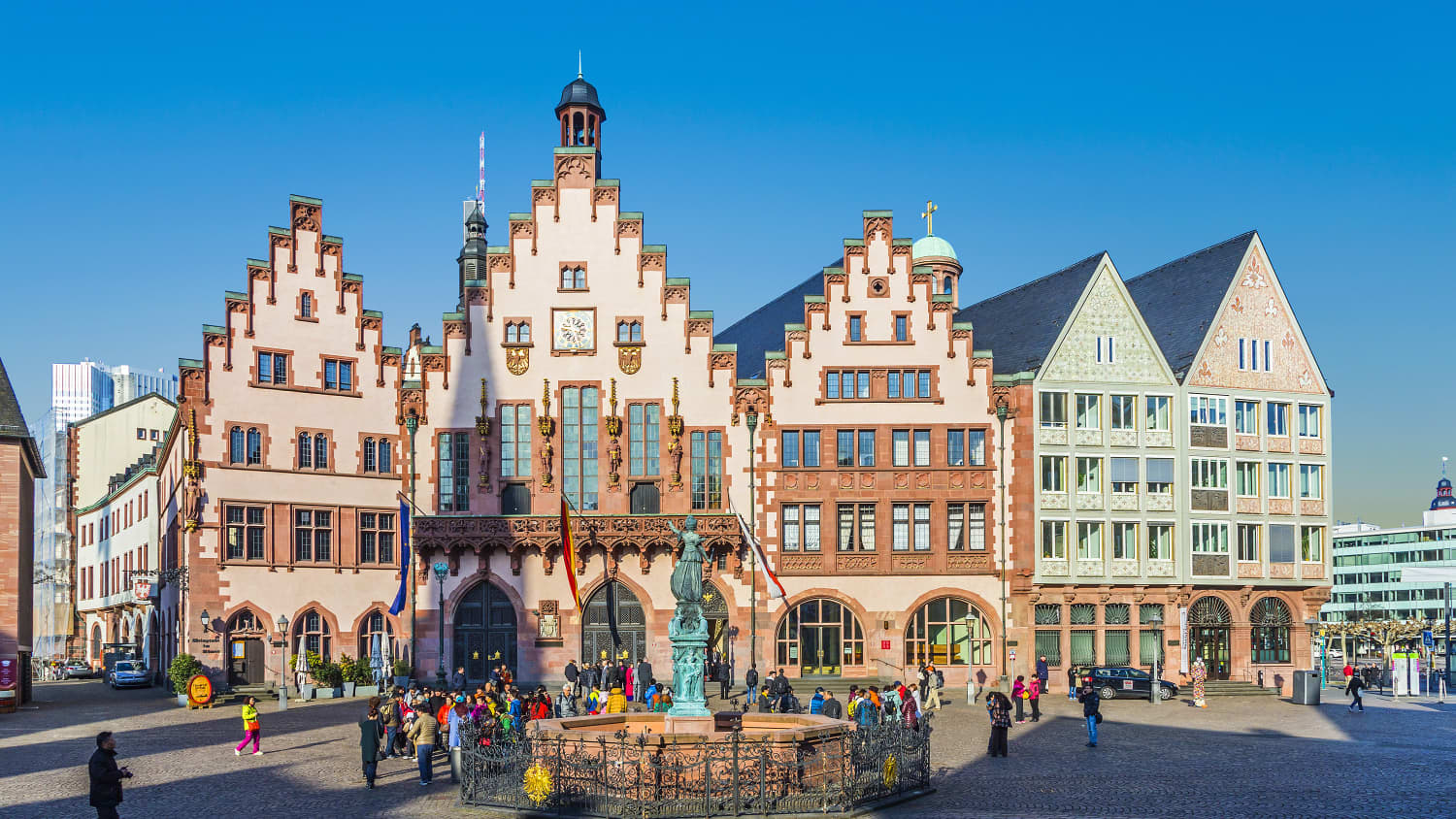 Gebäude auf dem Römerberg in Frankfurt