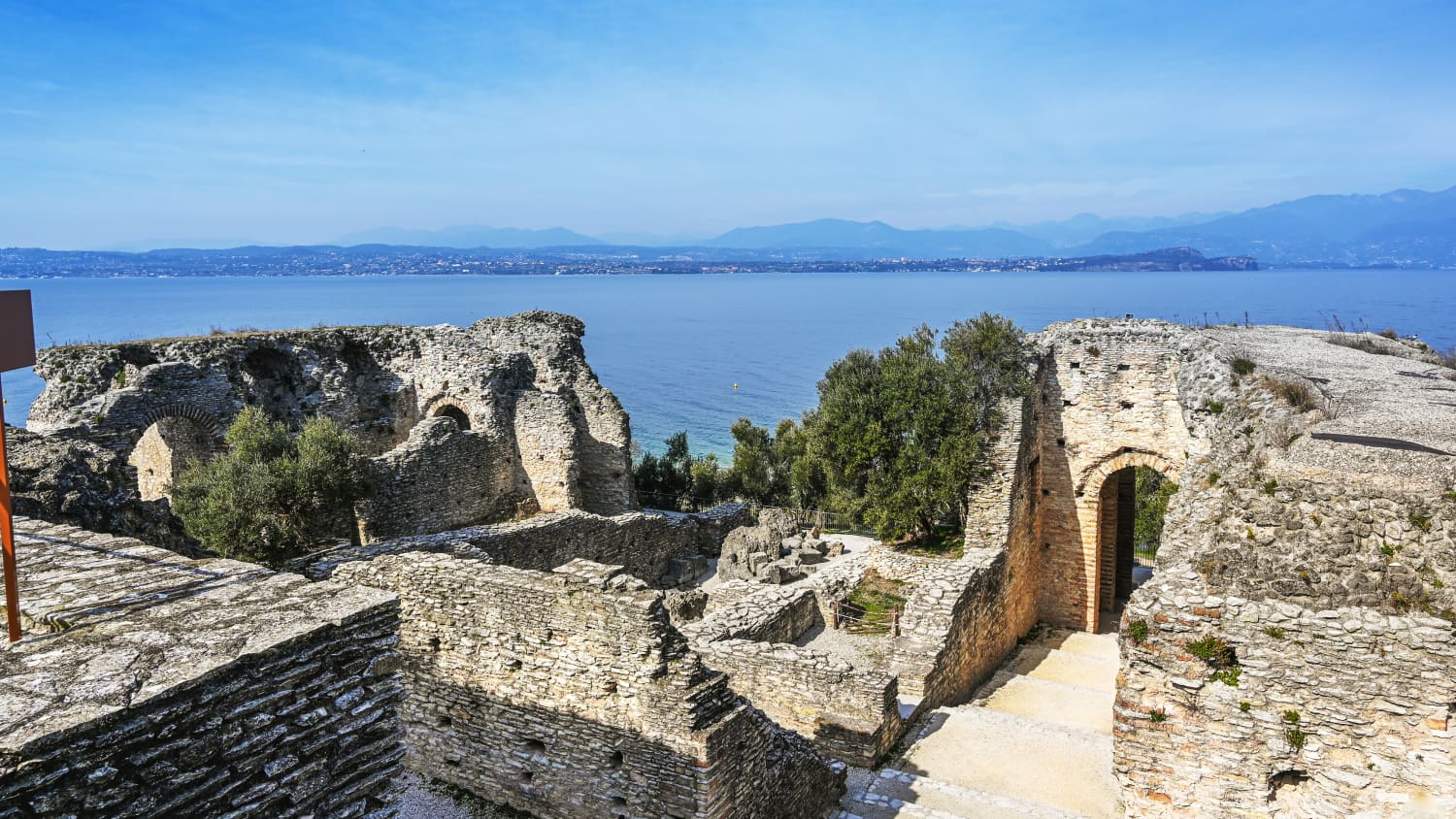 Ruine des Catull in Sirmione am Gardasee