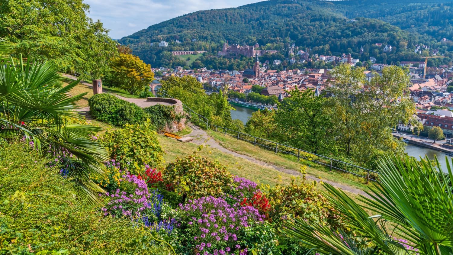 Der Philosophenweg über Heidelberg