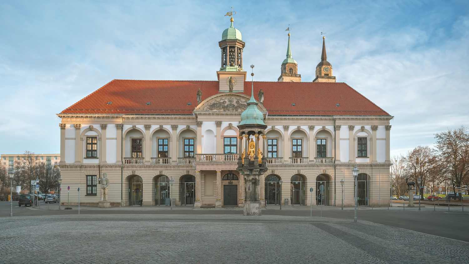 Das alte Rathaus in Magdeburg