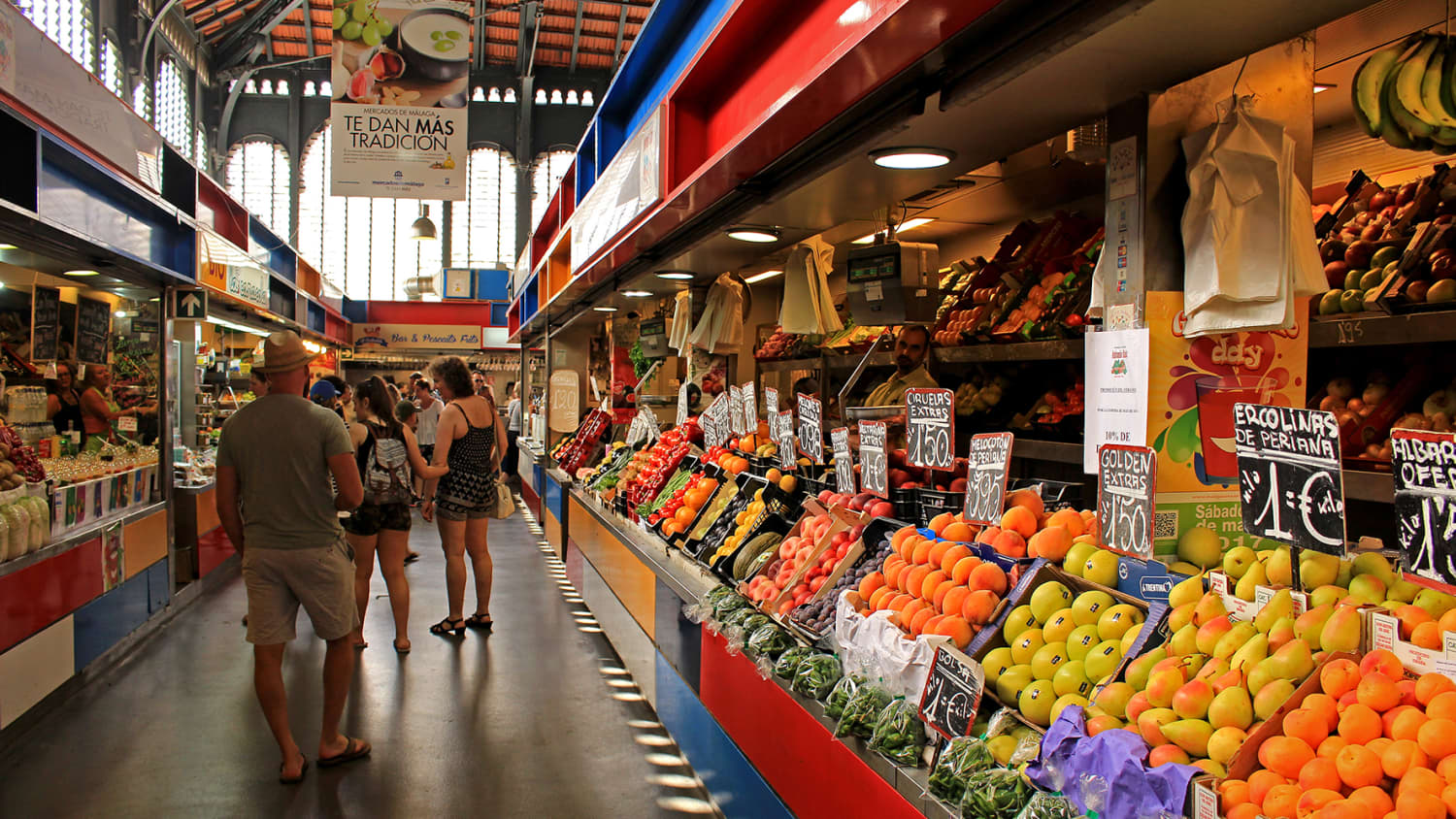 Der Zentrale Obst- und Gemüsemarkt Atarazanas in Malaga