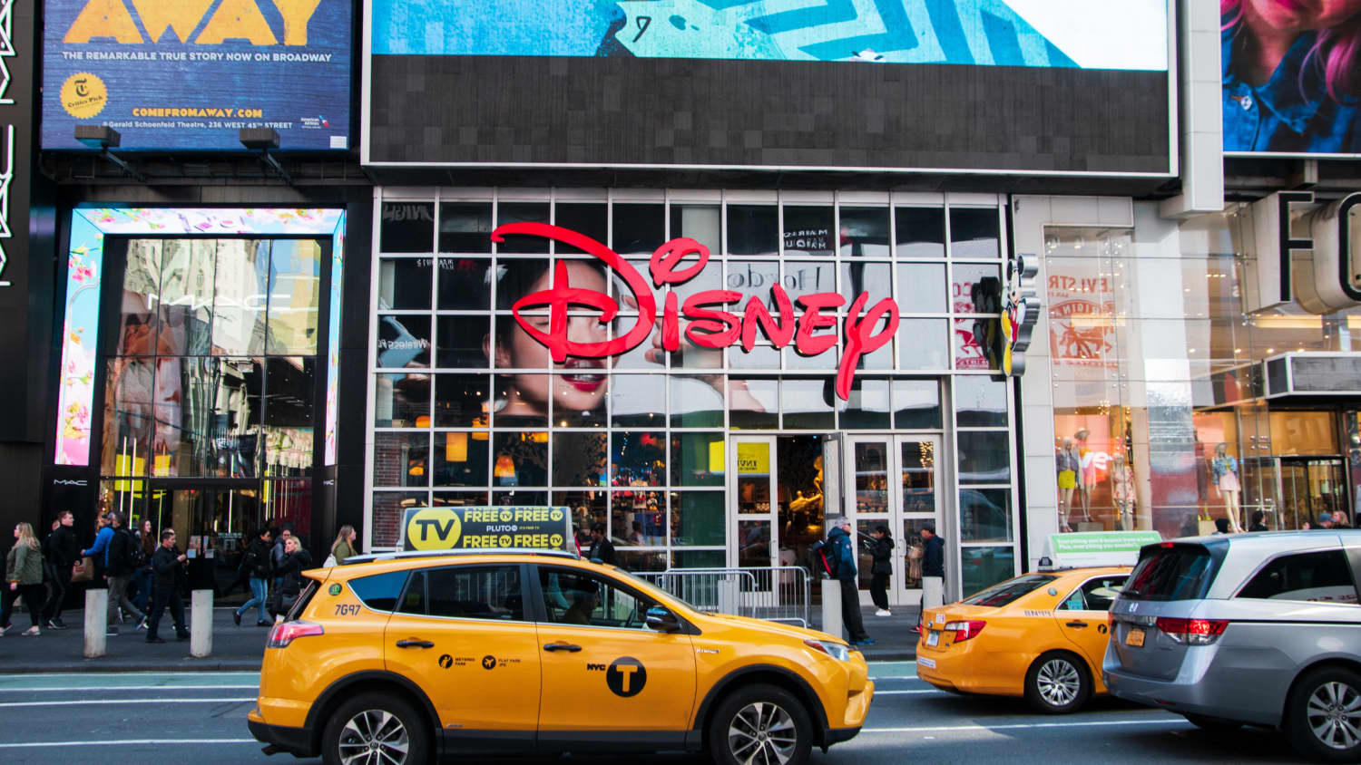 Der Disney Store in New York Manhattan am Times Square