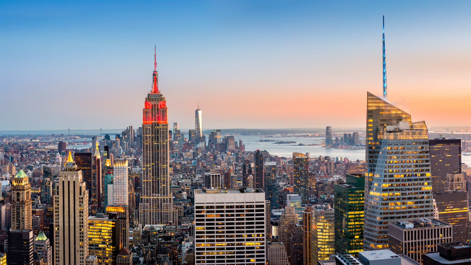 Das Empire state Building in New York