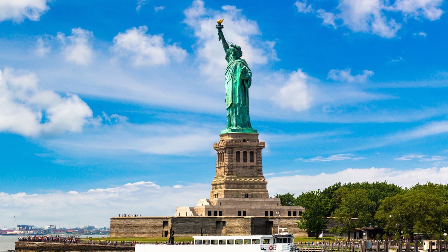Die Freiheitsstatue in New York City