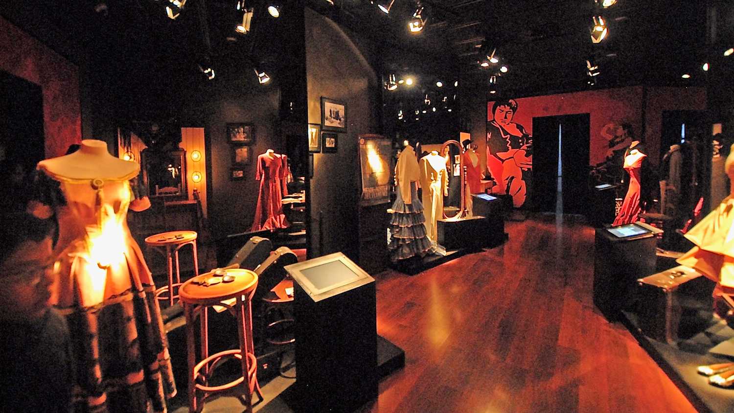 Ausstellung im Flamencomuseum in SEvilla