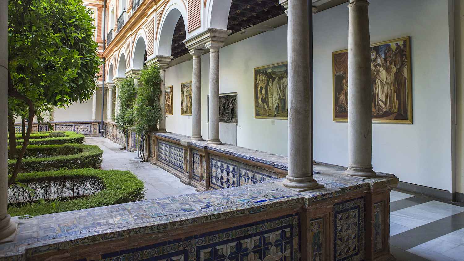Innenhof des Museo de las Bellas Artes in Sevilla