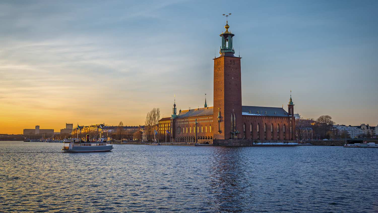 Außenansicht des Stockholmer Rathaus
