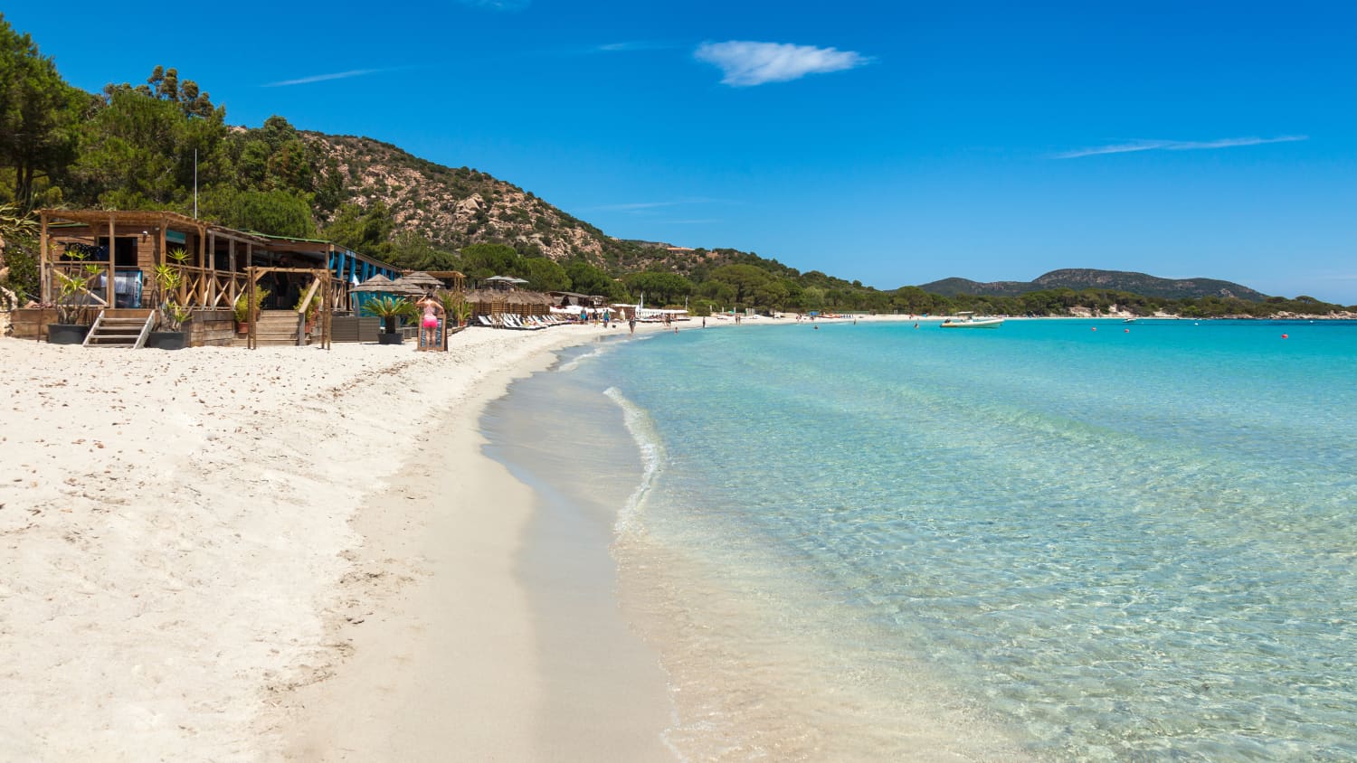 Blick auf den Plage de Rondinara auf Korsika