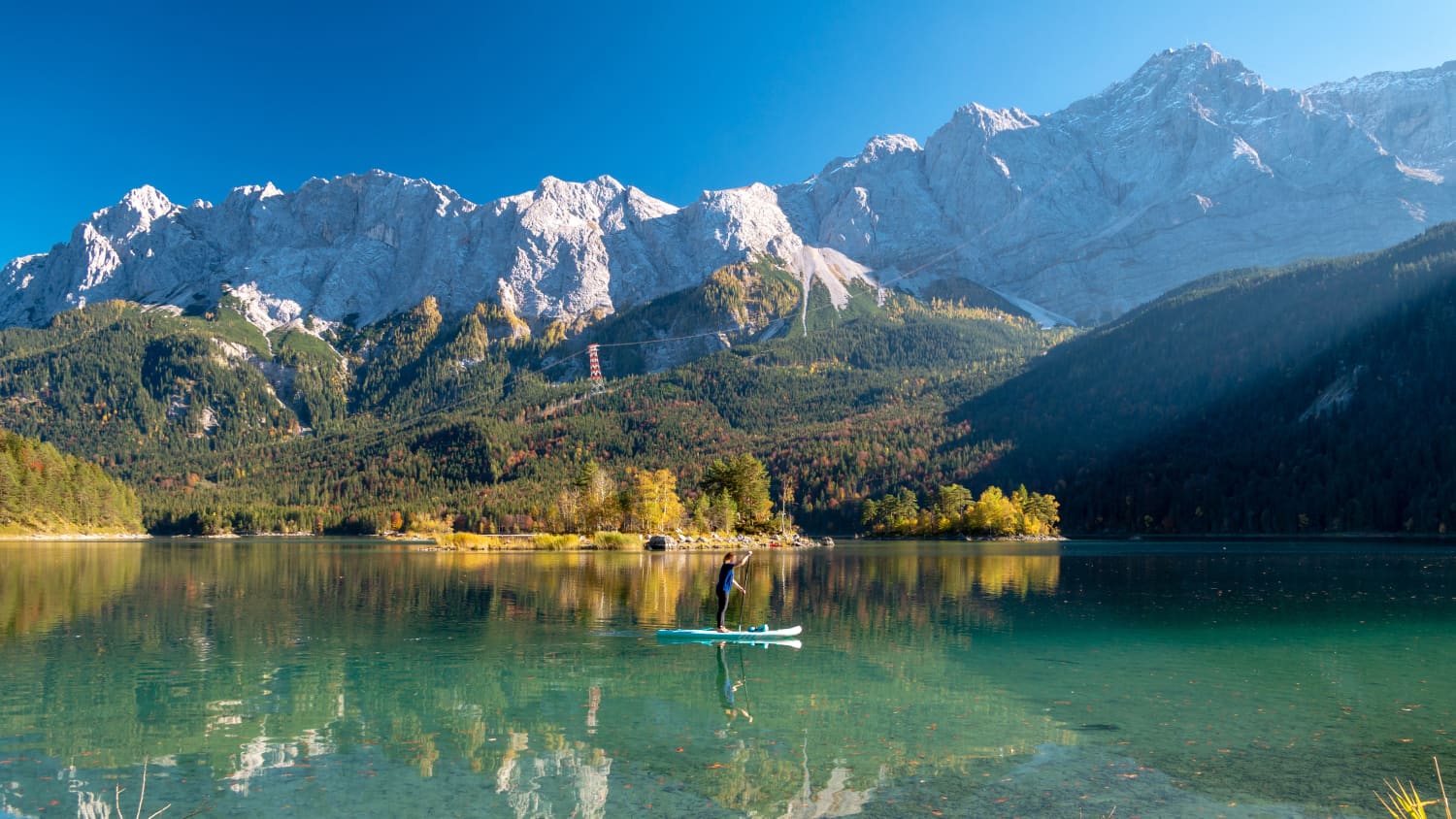 SUP am Eibsee