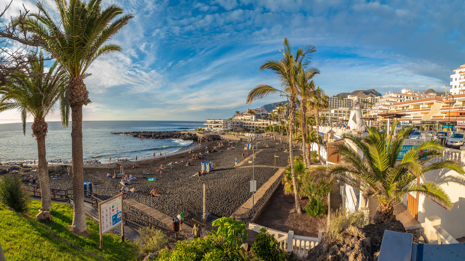 Der Playa de la Arena auf Teneriffa