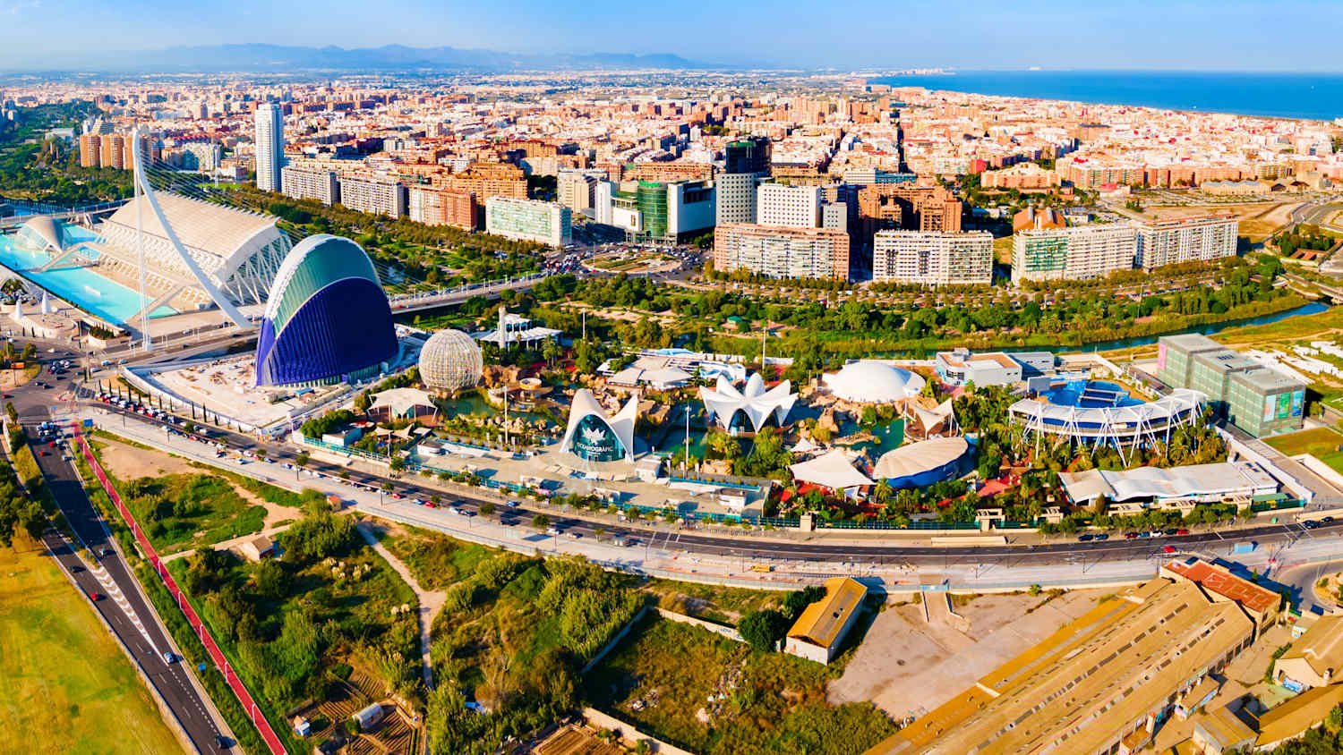 Stadtansicht von Valencia