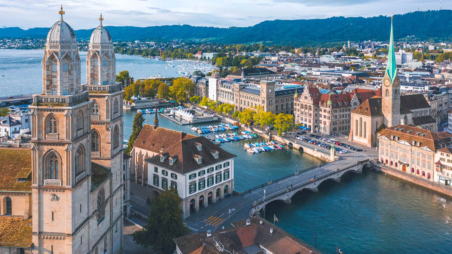 Stadtpanorama von Zürich