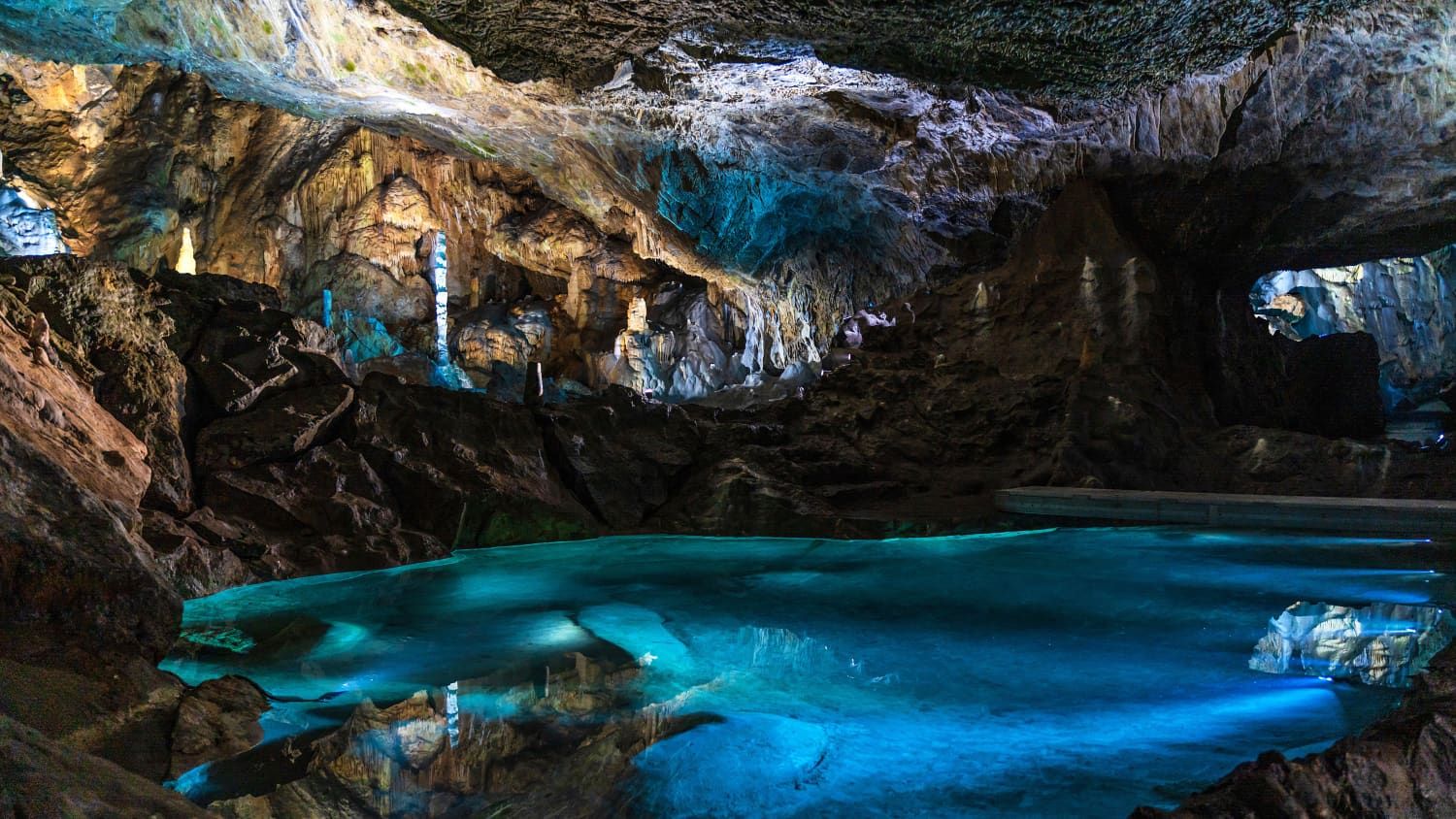 Der Goethesaal in der Baumannshöhle