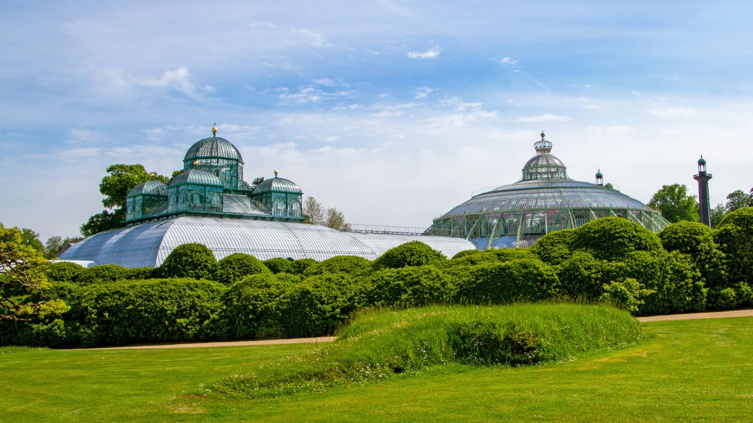 Gewächshaus im Schloss Laeken in Brüssel