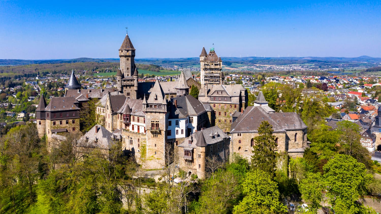 Luftaufnahme Schloss Braunfels